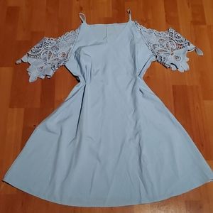 Baby blue dress